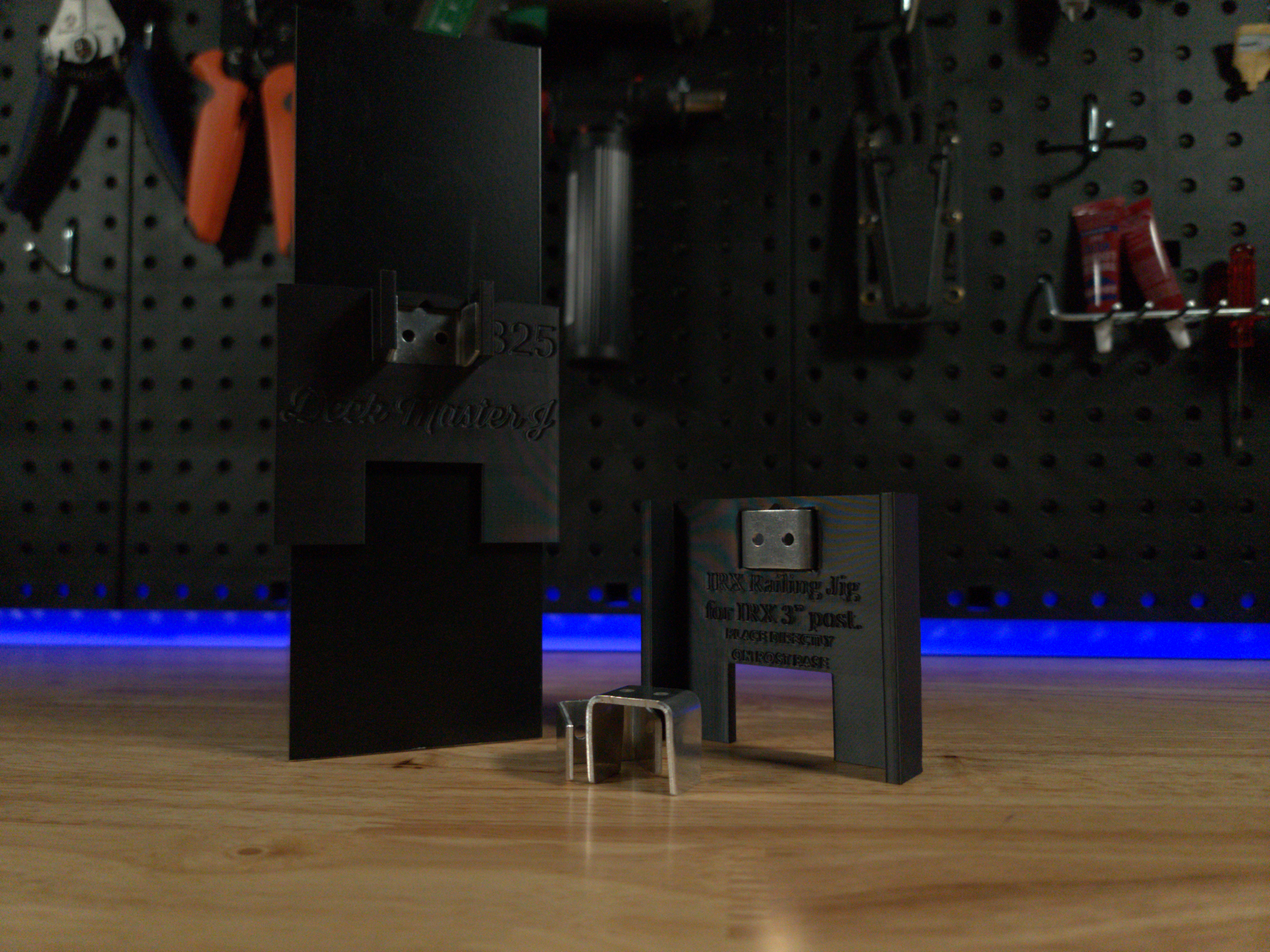 825 - (Straight) Jig for 3" posts & TimberTech IRX/Harmony Railings