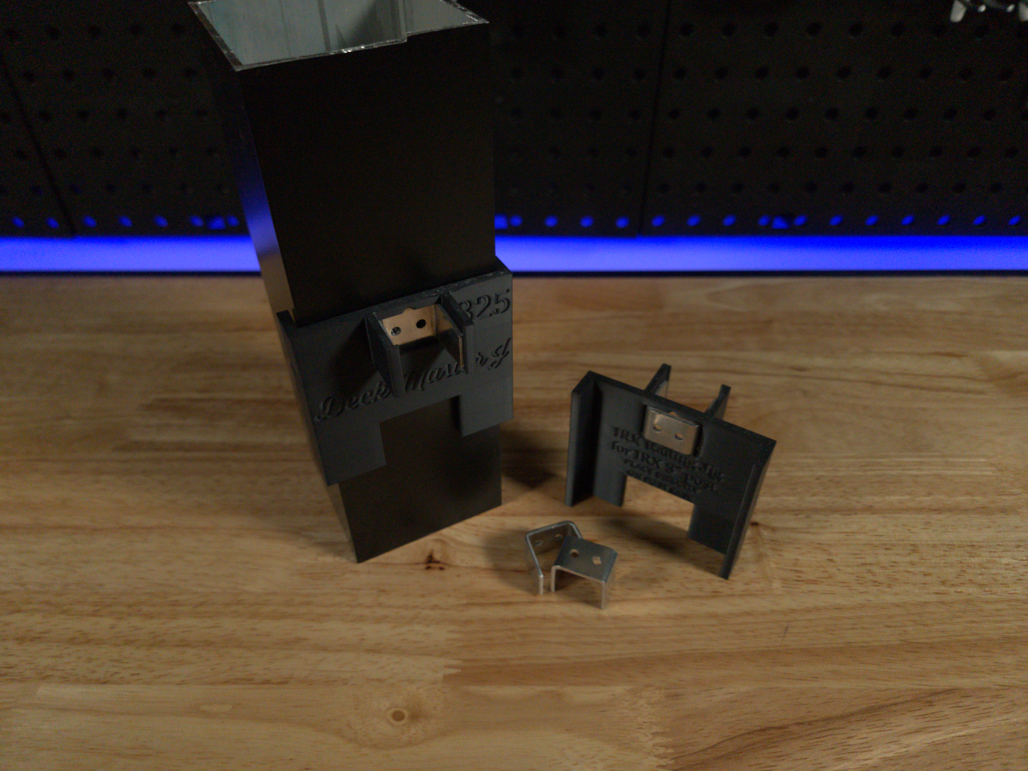 825 - (Straight) Jig for 3" posts & TimberTech IRX/Harmony Railings