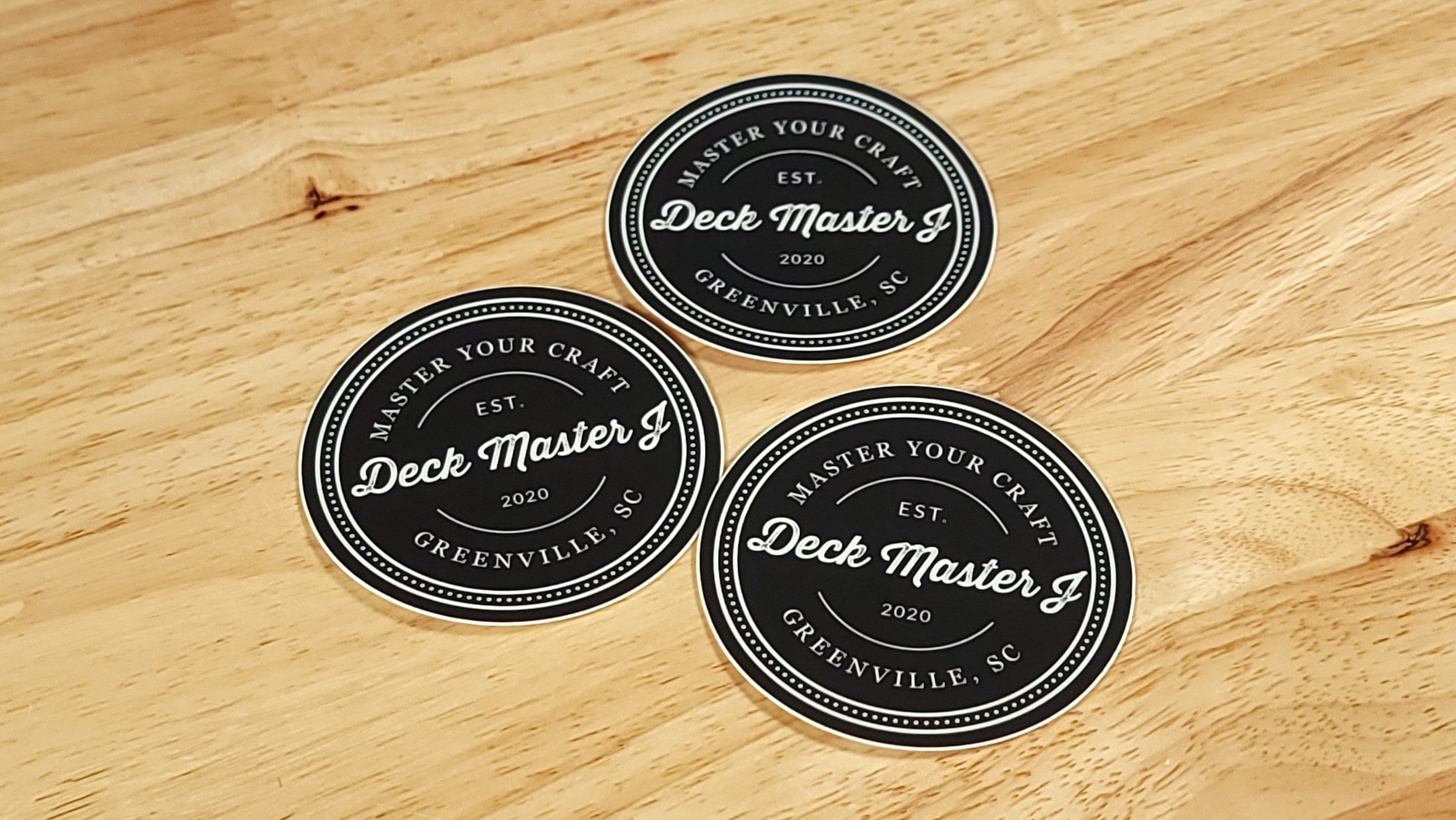 3" Circle "Master Your Craft" Sticker
