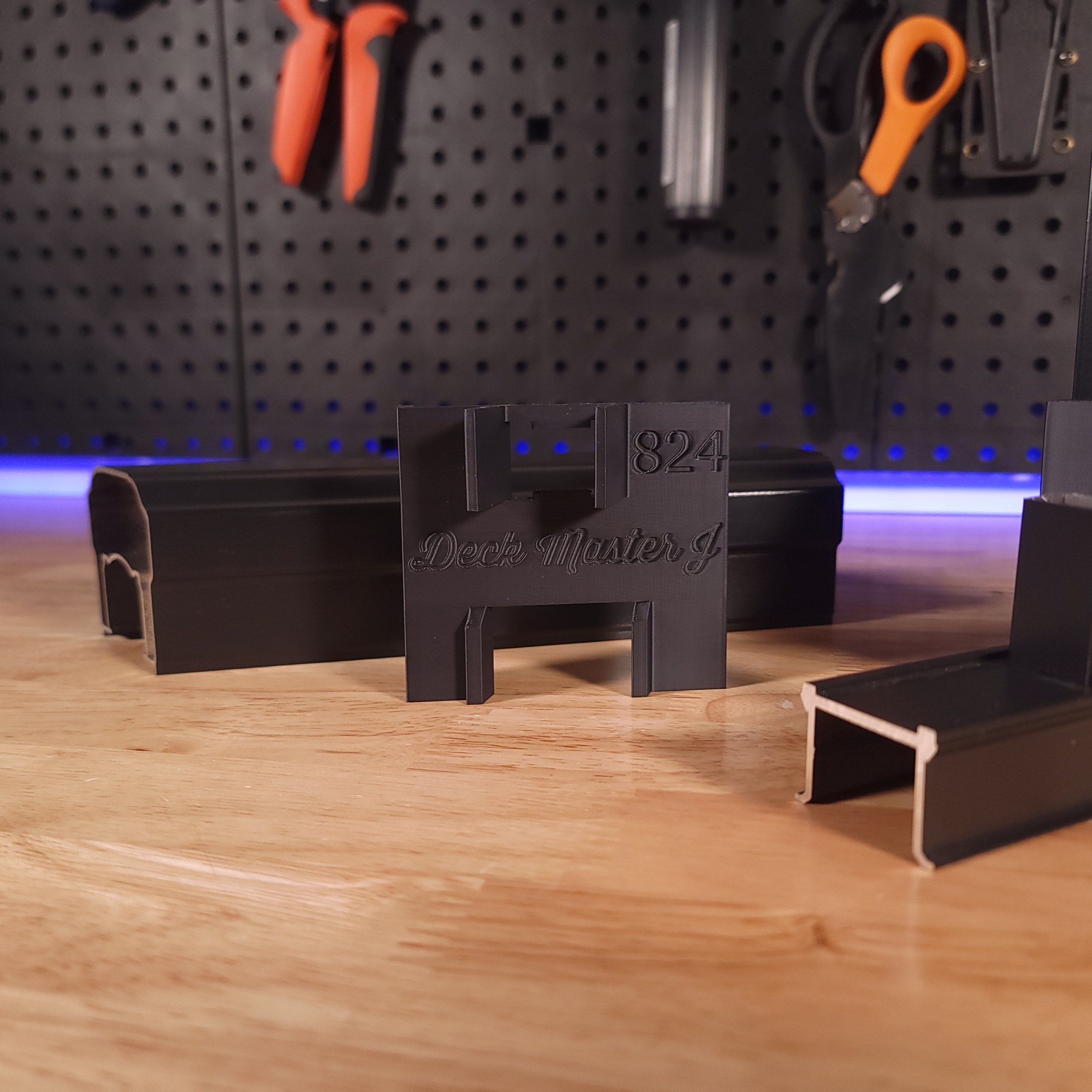 824 (skewed left) - Jigs for 3" posts & TimberTech IRX/Harmony Railings