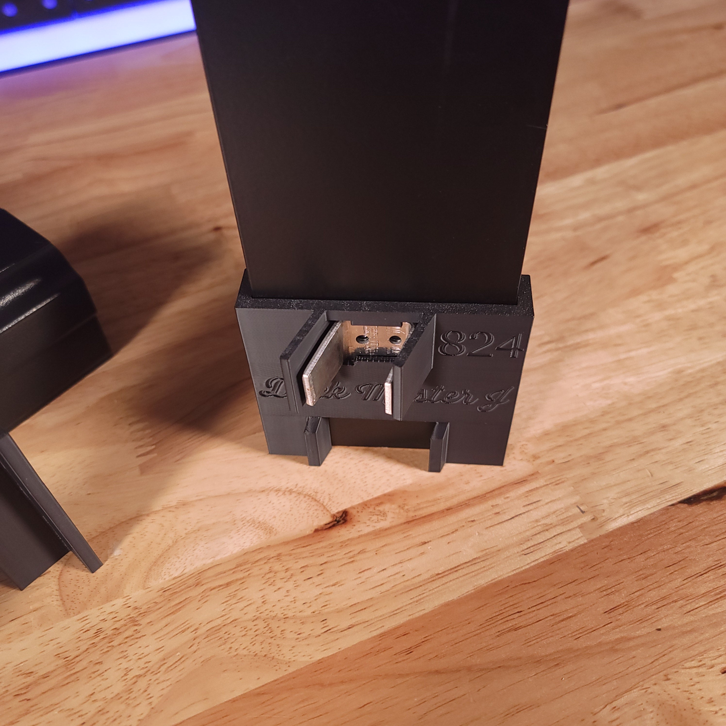 824 (skewed left) - Jigs for 3" posts & TimberTech IRX/Harmony Railings