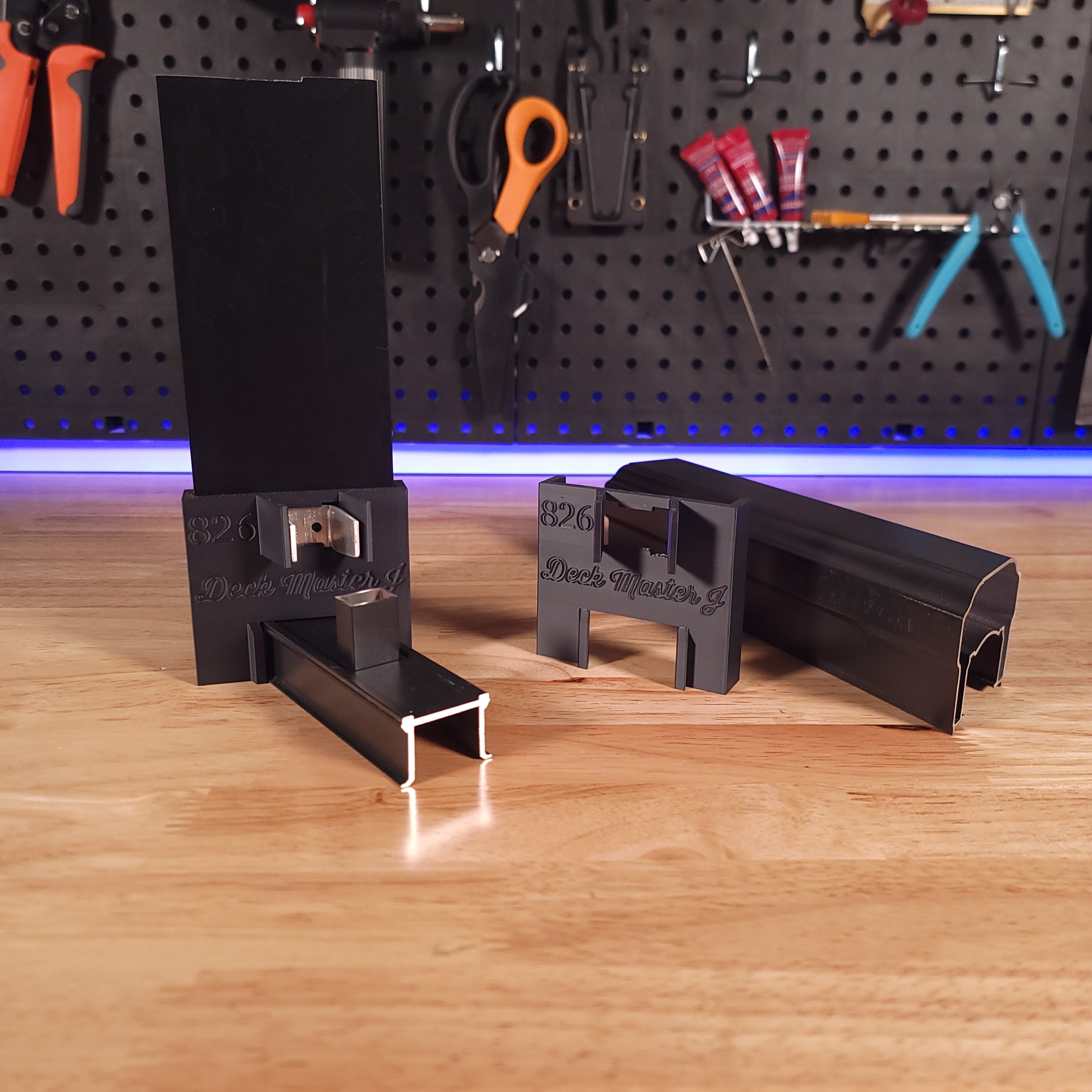 826 - (Skewed Right) Jig for 3" posts & TimberTech IRX/Harmony Railings