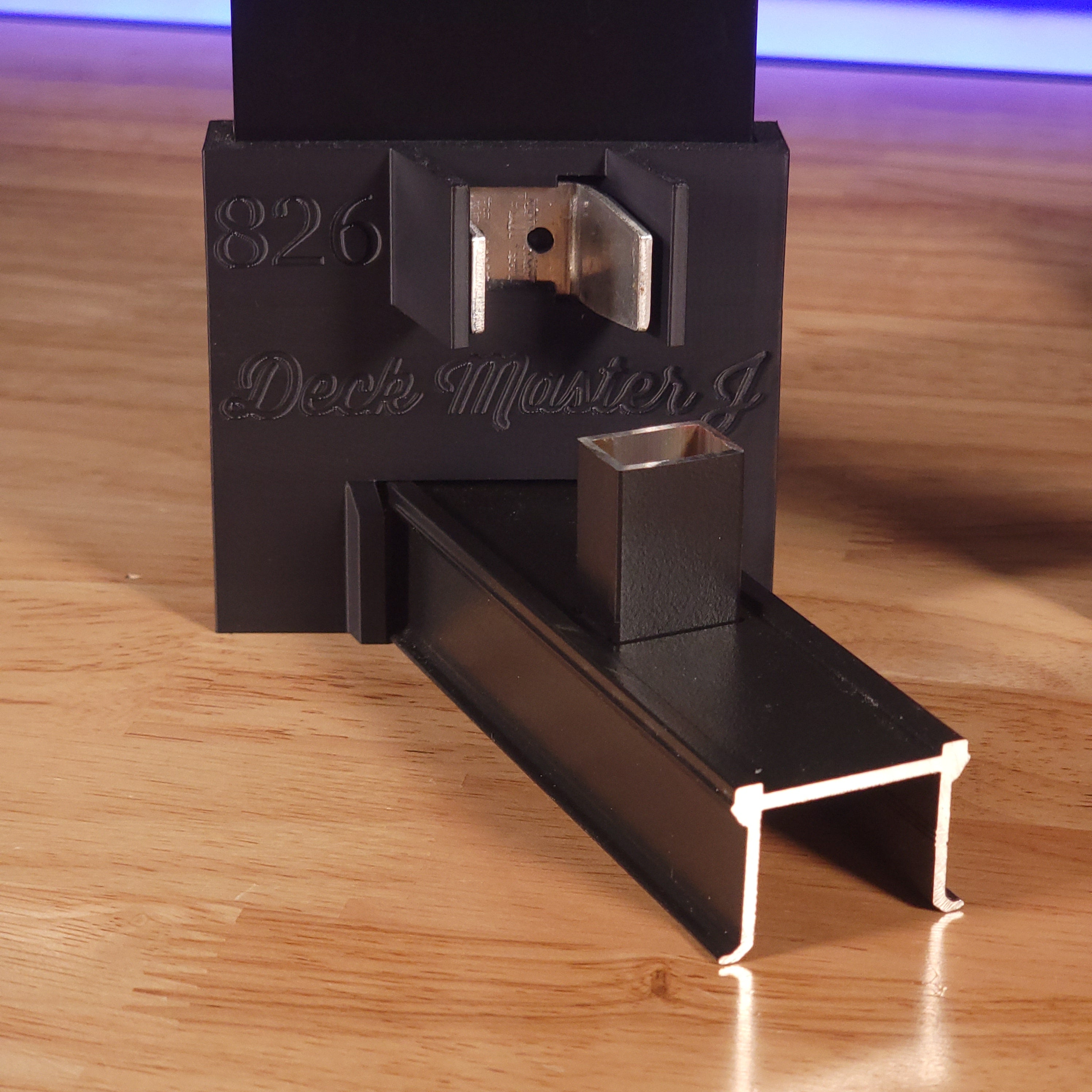 826 - (Skewed Right) Jig for 3" posts & TimberTech IRX/Harmony Railings