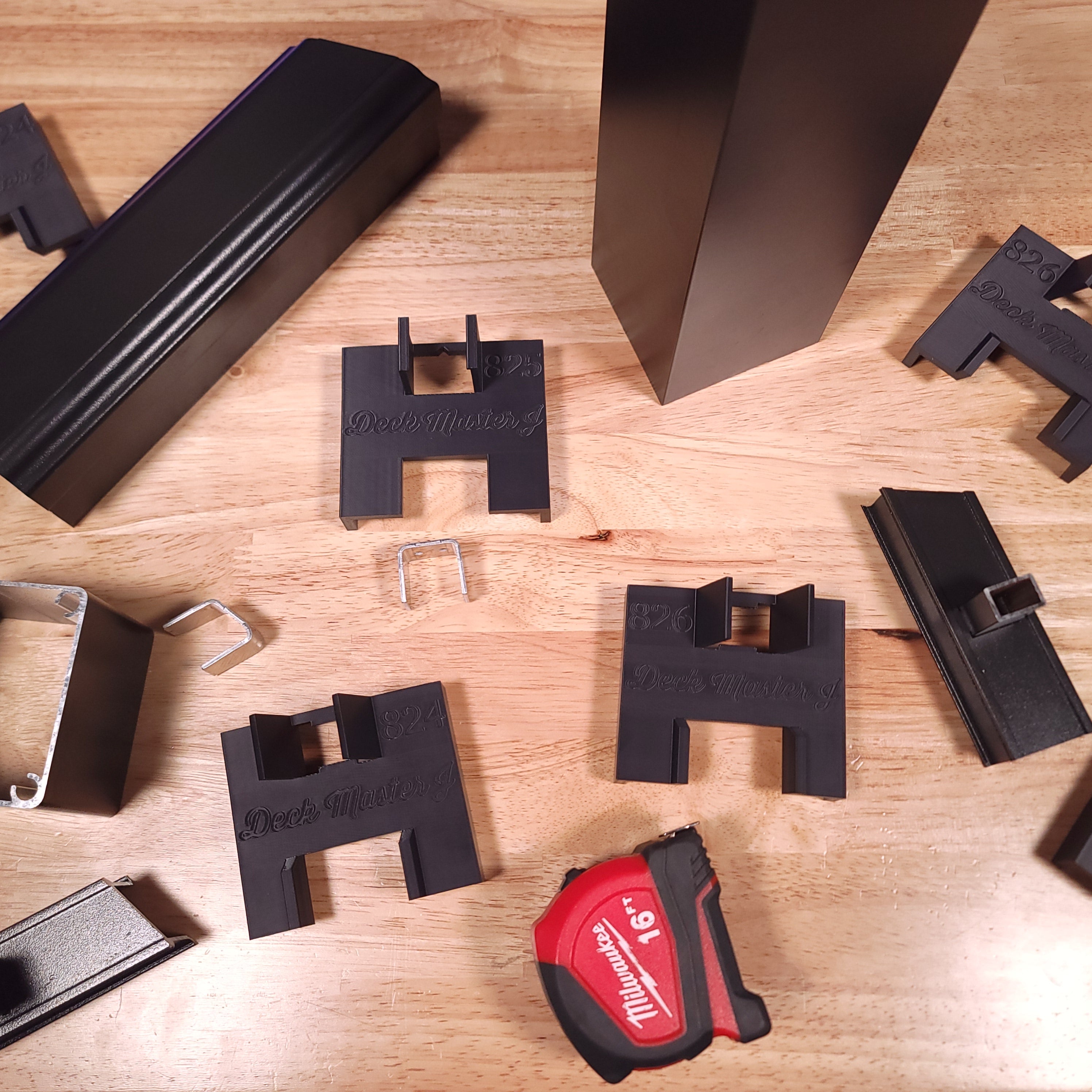 824/825/826 COMBO PACK - Jigs for 3" posts & TimberTech IRX/Harmony Railings