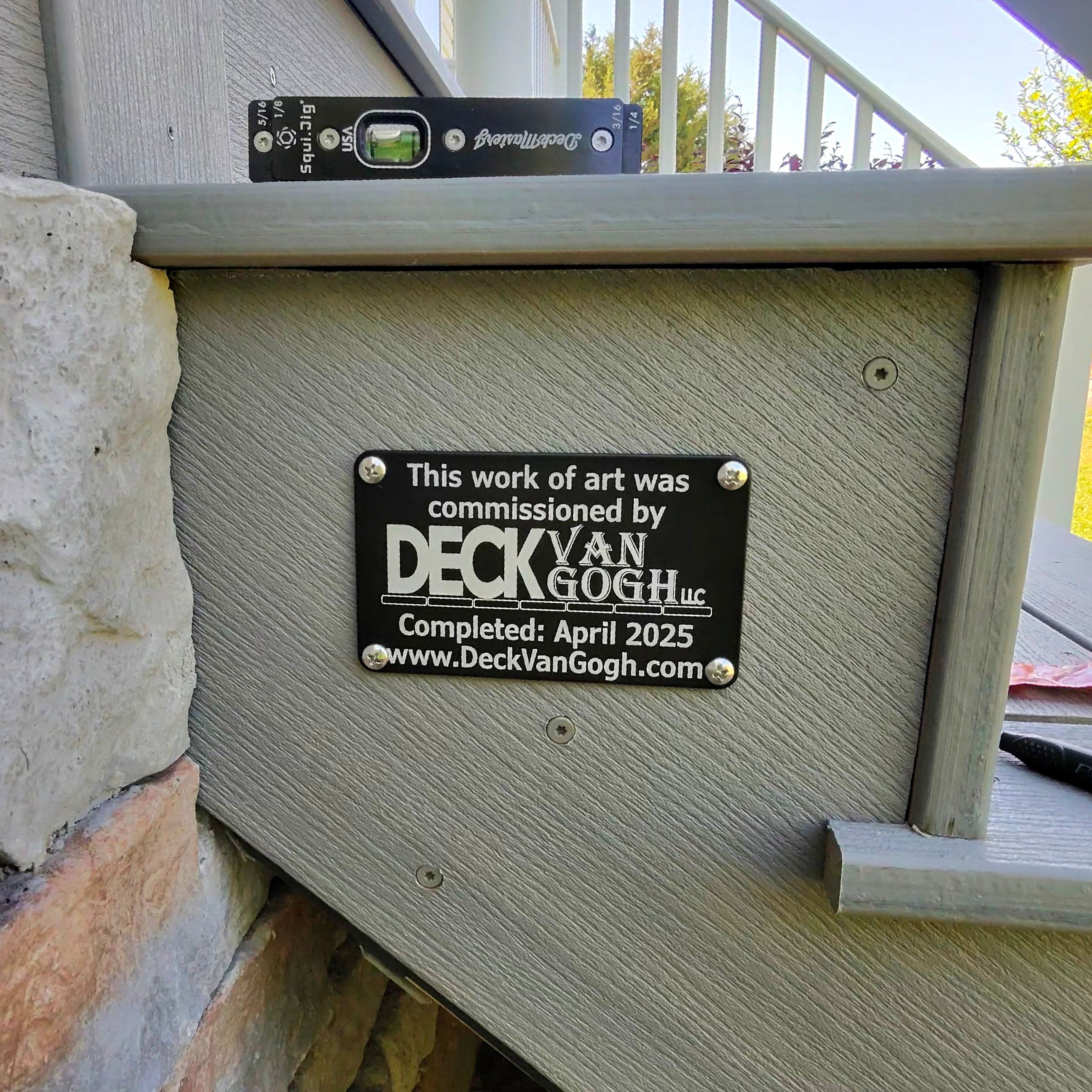 Customized Deck Signature Plates