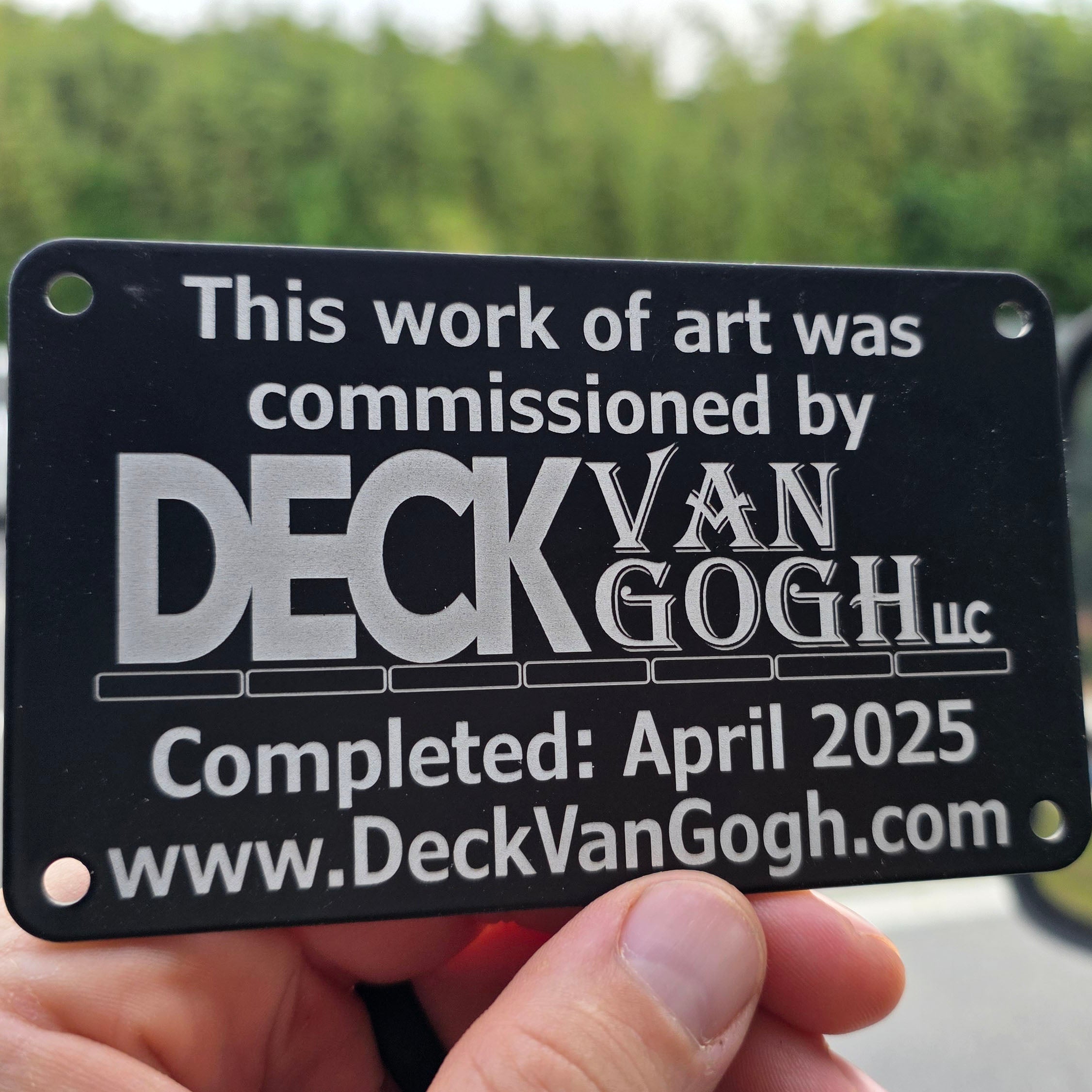 Customized Deck Signature Plates