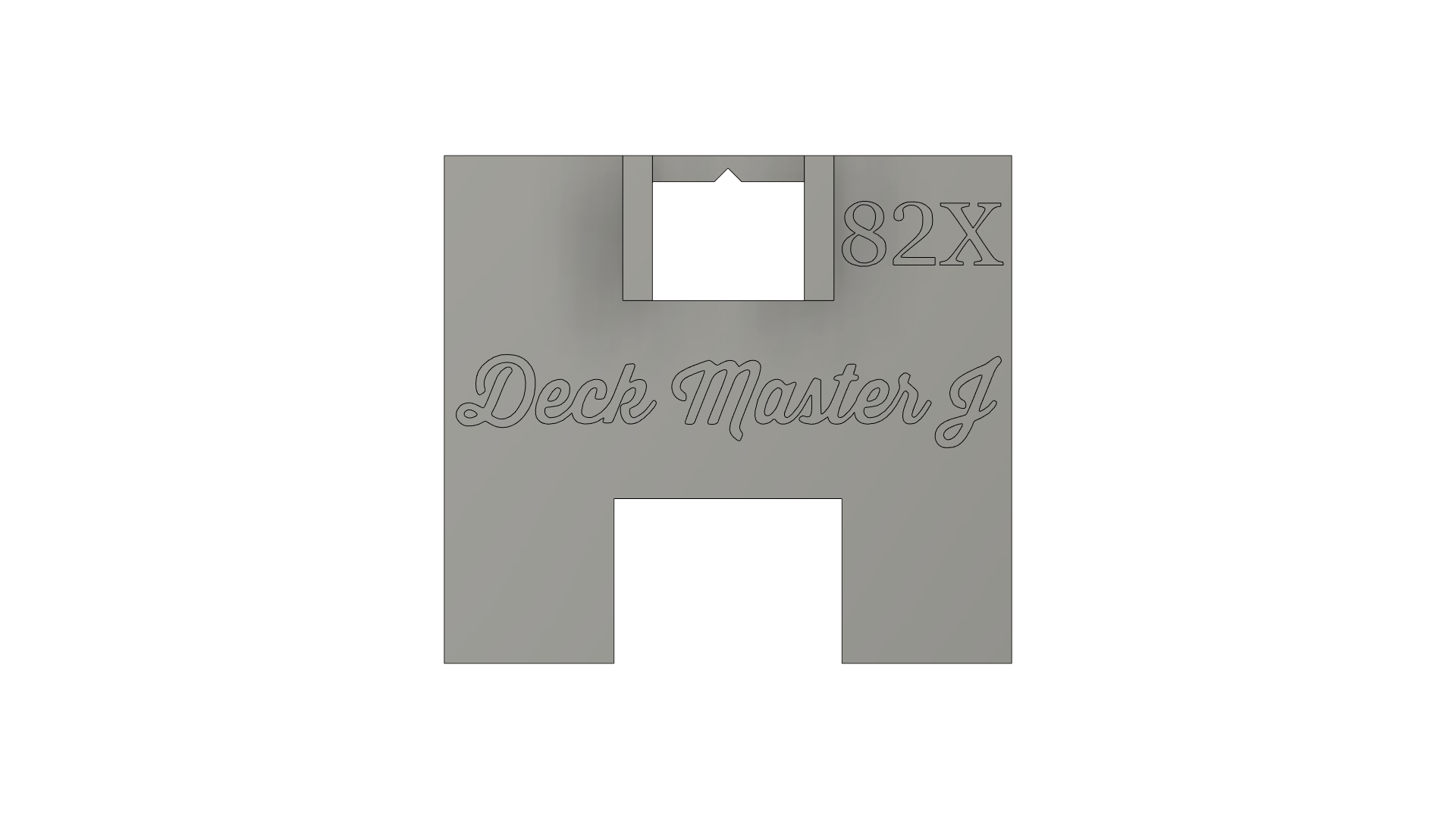 82X - Jig for IRX 3" Posts - Impressions Rail Express Jig - FILE